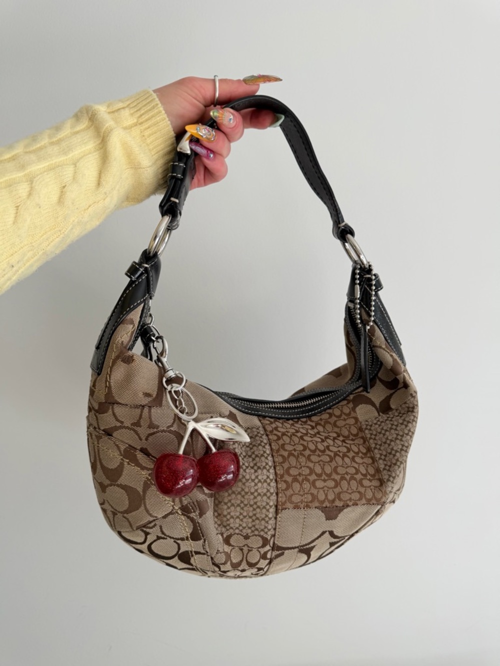 vintage Coach Patchchworl Soho Hobo Bag